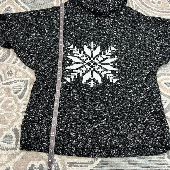 Christopher & Banks Women’s Large Sweater Dolman Style Sleeve Turtleneck Cotton - Picture 9 of 10